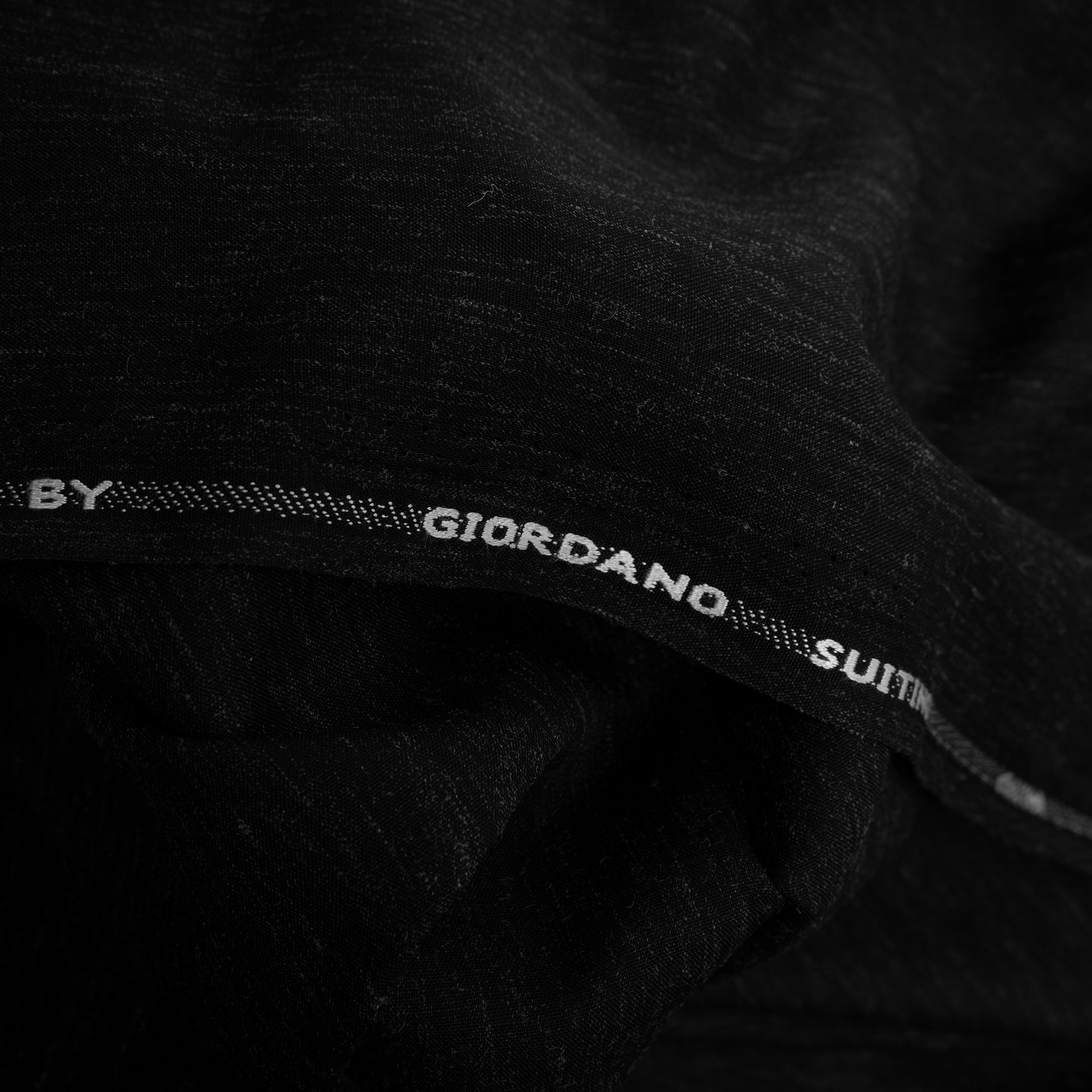 Onyx Grey Impression Wash & Wear, Self Design Poly Viscose Blend with Soft Finish 