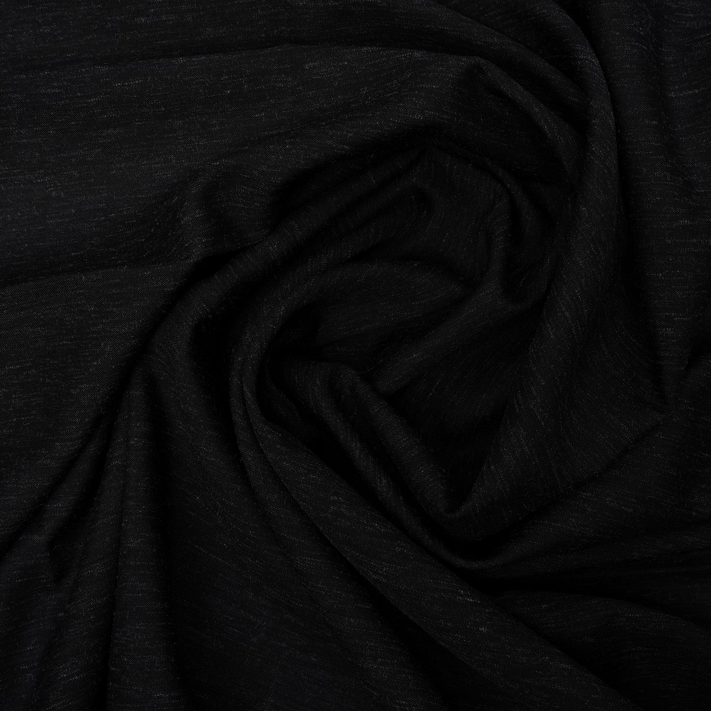 Impression Wash & Wear, Onyx Grey Self Design Poly Viscose Blend with Soft Finish 
