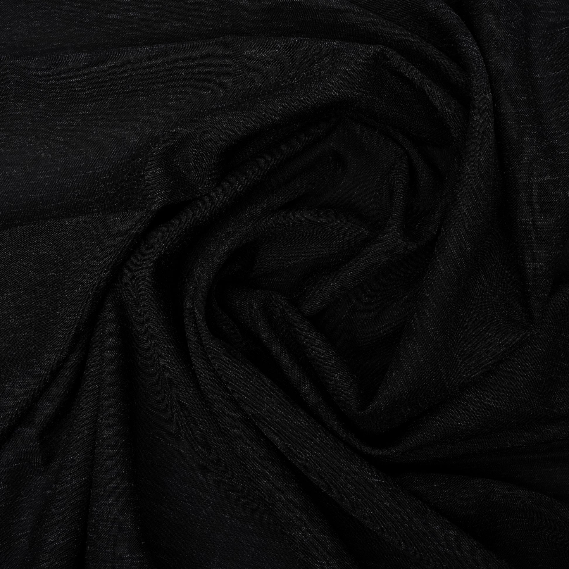 Impression Wash & Wear, Onyx Grey Self Design Poly Viscose Blend with Soft Finish 