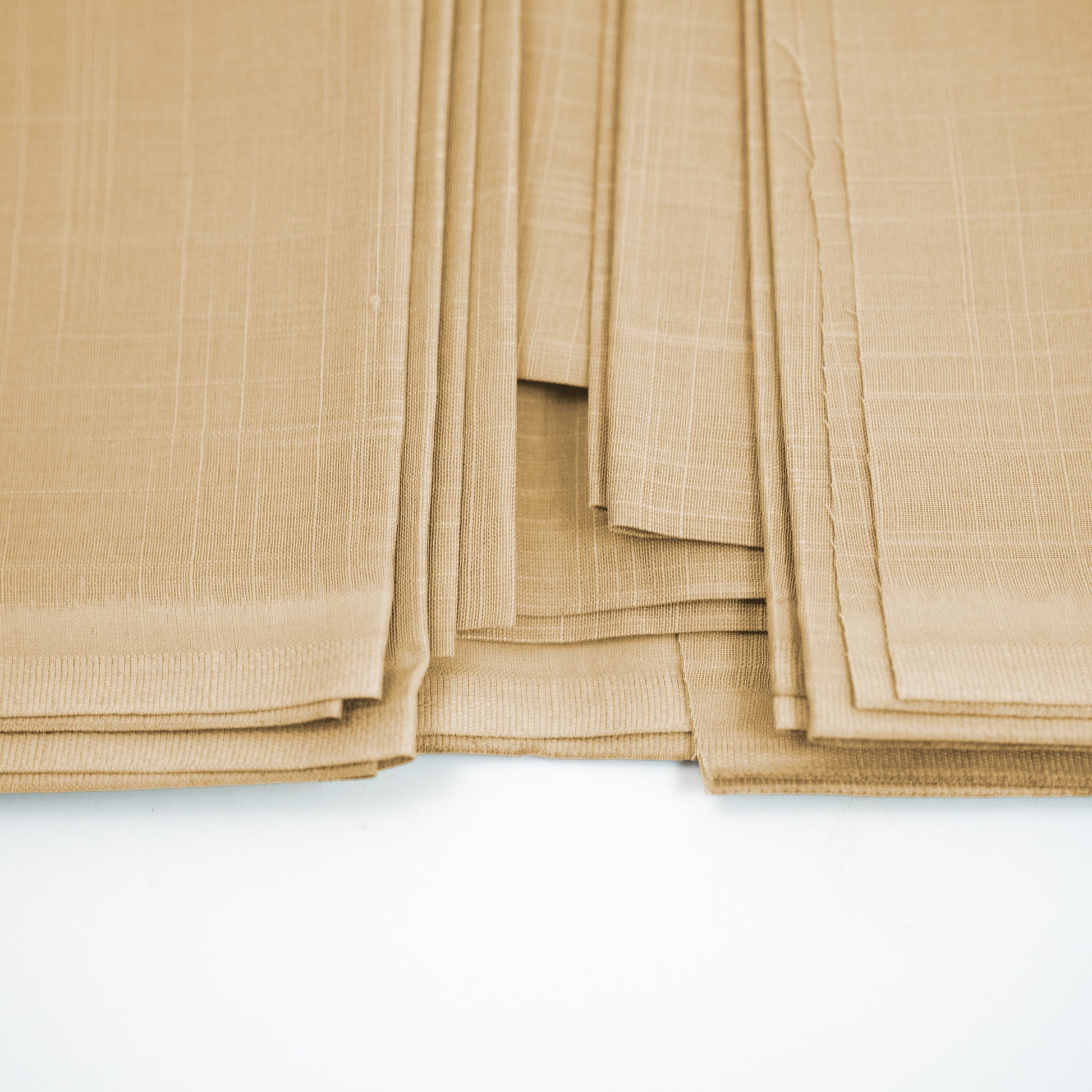 Warm Sand Tiger Cotton Slub | Self-Design Silver Finish (54” Width) 