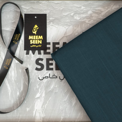 Tiger Cotton Slub - Zinc| Self-Design Silver Finish (54” Width)